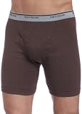 Fruit of the Loom Men's Rugged Boxer Brief 2-Pack, True Khaki/Kona, X-Large