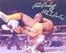PAUL MR. 1DERFUL ORNDORFF AUTOGRAPHED PHOTO SLAMS HULK HOGAN (WRESTLING) Image