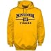 Missouri Tigers Gold Midfield Hoody Sweatshirt