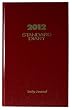 AT-A-GLANCE Standard Diary Recycled Daily Journal, Red, 2012 (SD377-13)