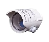 Photo Cell Outdoor Sensor, 1.85-Inch High, 1.28-Inch Diameter, White, PCOUT