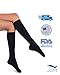 Jomi Compression Knee High Stockings Collection, 15-20mmHg Opaque Closed Toe 130 (Medium, Black)