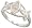 Sterling Silver Celtic Ring, w/ Marquise Cut Natural Moonstone Stones, 3/8