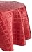Lenox Laurel Leaf 70-by-104-Inch Oval Tablecloth, Cranberry