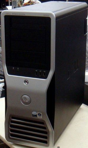 detail Dell Precision 690 PC Desktop - 3.0GHz (5160) ; 2 x 500GB HDD, 8GB Ram, Windows not installed