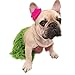 Leowow Dog Bikini Hula Girl Pet Costume For Small Medium Dog