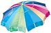 Sporting Goods : 6.5ft Rio Beach / Patio Umbrella with Tilt - Rainbow