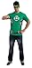 DC Comics Men's Green Lantern T-Shirt With Eye Mask And Ring