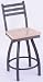 110 25 inch Ladderback Swivel stool by Holland