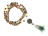 Navaratan Rudraksha Prayer Beads for Meditation, Prayer Mala, Holy Necklace
