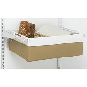 Rubbermaid Configurations Natural Canvas Medium Sliding Basket