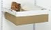 Tools & Hardware : Rubbermaid 3F09 Configurations Medium Sliding Basket, Natural Canvas, Khaki/White