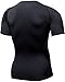 CLSL TM-R13-BLKZ_Large j-ALX Tesla Men's Cool Dry Compression Baselayer Short SleeveT Shirts R13