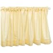 Tadpoles Basics Window Valance - Yellow