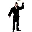 BLACK Strapping Swashbuckler Man Costume Shirt (guns, eye patch, headwrap, pants not included)