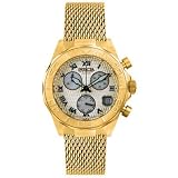 Ladies Sea Wizard Chronograph 18k Gold Plated by Invicta