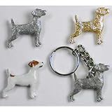 Jewelry : Parson Russell Terrier Hand Painted Pin