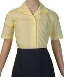 French Toast S/S Notched Collar Blouse (Sizes 7 20)