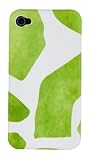 Hard Cow Print Case for Apple iPhone 4 (AT&T & Verizon) - Green