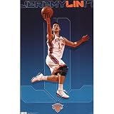 (22x34) Official Jeremy Lin New York Knicks Sports Poster Print