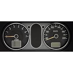 Tachodekorset Chrom f�r Ford Fiesta 6 / '02 vor Facelift (2001 - 2005)
