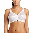 Glamorise Women's Smooth Back Front Close Lace Bra