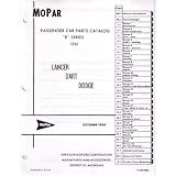 1961 DODGE Parts Book List Guide Catalog by Dodge