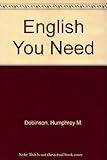 English you need