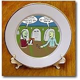 41%2BB9NgXxTL. SL160  Halloween   Zombies are Invited to Michael Jacksons Party   8 Inch Porcelain Plate