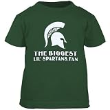 Michigan State Spartans Green Infant Biggest Little Fan T-shirt