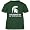 Michigan State Spartans Green Infant Biggest Little Fan T-shirt
