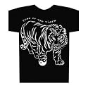 Asian Oriental Chinese Zodiac T-Shirt Hi NRG Tiger: Born 1914 1926 1938 1950 1962 1974 1986 1998 2010 Made in USA