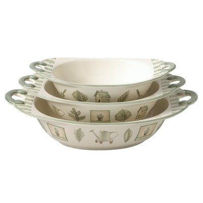 Naturewood Oval Bowl (Set of 3)