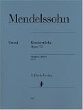 Kinderstücke op.72, Klavier