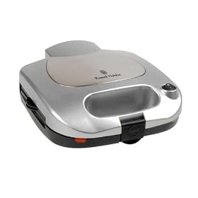 Russell Hobbs - 13674-56 - Triple Sandwich Maker - 700 W - 3 Plaques : Sandwich / Gaufre / Gril - Inox
