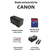Li-Ion Extended Life Replacement Battery Pack for Canon BP-945 BP-941 8000mAh! For Canon Digital Camcorder C2 DMV1 DMV10 E1 E2 E30 E65 ES300 ES4000 ES400 ES420 ES50 ES5000 ES520 ES55 ES60 ES6000 ES65 ES6500 ES7000 ES75 ES8000 ES8100 ES8200 ES8400 ES8600 FV1 G1000 G10Hi G1500 G30Hi G35Hi G45Hi GL1 GL2 MV1 MV10 MV100 MV200 + 110/220V 1 Hour Home & Car Charger + 8GB High Speed Error Free Memory Card + SSE Cleaning Cloth