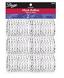 Diane Mesh Hair Rollers White * Size 2 Diameter X 2-3/4 Long