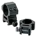 AccuShot Premium 1-Inch Weaver Style See-Thru Medium Profile Rings