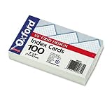ESS02035 CARD,INDEX,GRID,3X5,WHITE,100/PK