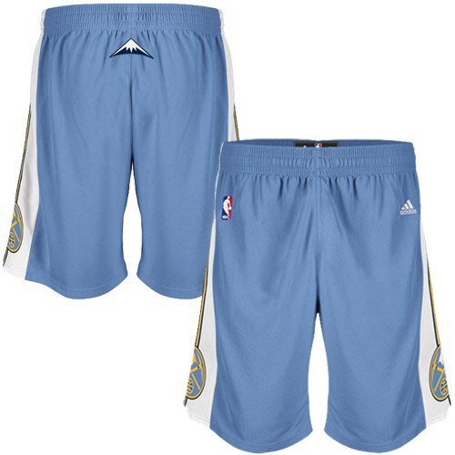 NBA Men's Denver Nuggets Swingman Short (Light Blue, XX-Large)
