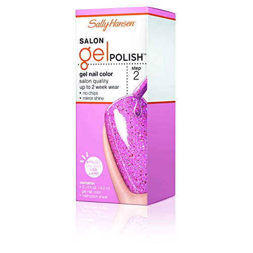 Sally Hansen Salon Pro Gel Glitter Chatter, 0.25 Fluid Ounce Sally Hansen Salon Pro Gel Glitter Chatter, 0.25 Fluid Ounce