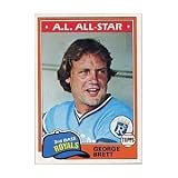 40 Different Kansas City Royals Baseball Cards from 1980-1989 - Shipped in Protective Display Album!