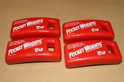 Lead Weight Packages 40lbs (4x10lb) perfect for Scuba Diving BCs