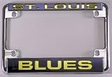 St. Louis Blues Chrome Motorcycle License Plate Frame
