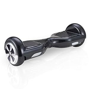 RioRand Two Wheels Smart Self Balancing Scooters Electric Drifting Board Personal Adult Transporter with LED Light Transporter with LED Light, Black (Black1)