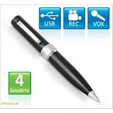 Spy Pen Mini DV Video Kugelschreiber mit Kamera und Mikrofon mit 4GB USB Stick in Schwarz Metallic Erfahrungen Spy Spy Pen Mini DV Video Kugelschreiber mit Kamera und Mikrofon mit 4GB USB Stick in Schwarz Metallic Erfahrungen