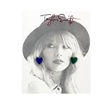 Blue/Green Heart Earrings