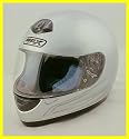 BOX BX3  CRASH HELMET SILVER XS