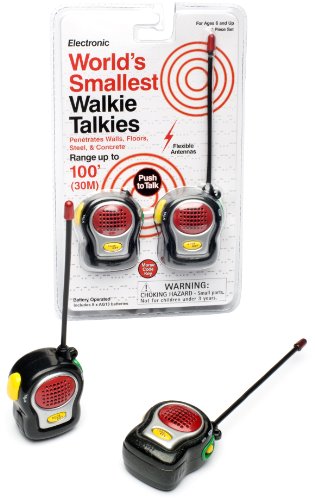 World's Smallest Walkie Talkies