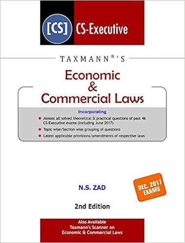 Economic & Commericial Laws CS Executive December 2017 Exams